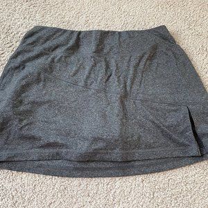Athletic skirt with built in spandex shorts